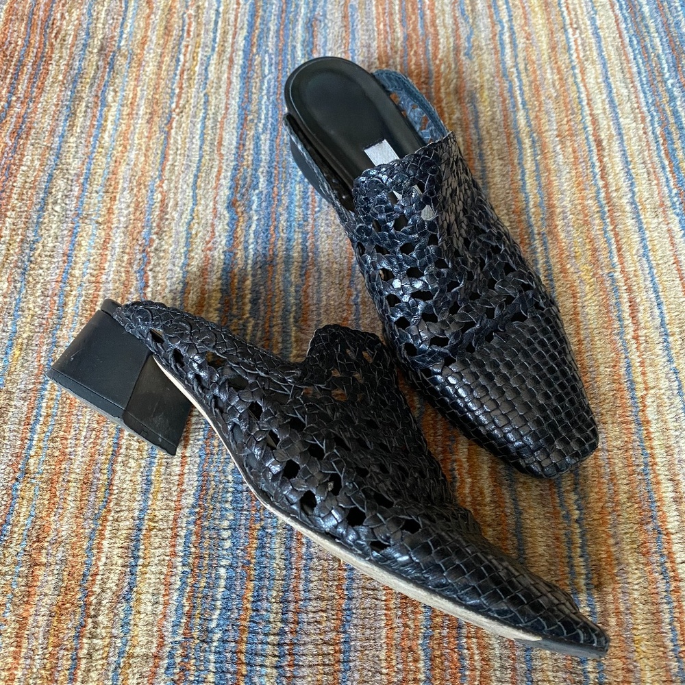Miista Woven Mules